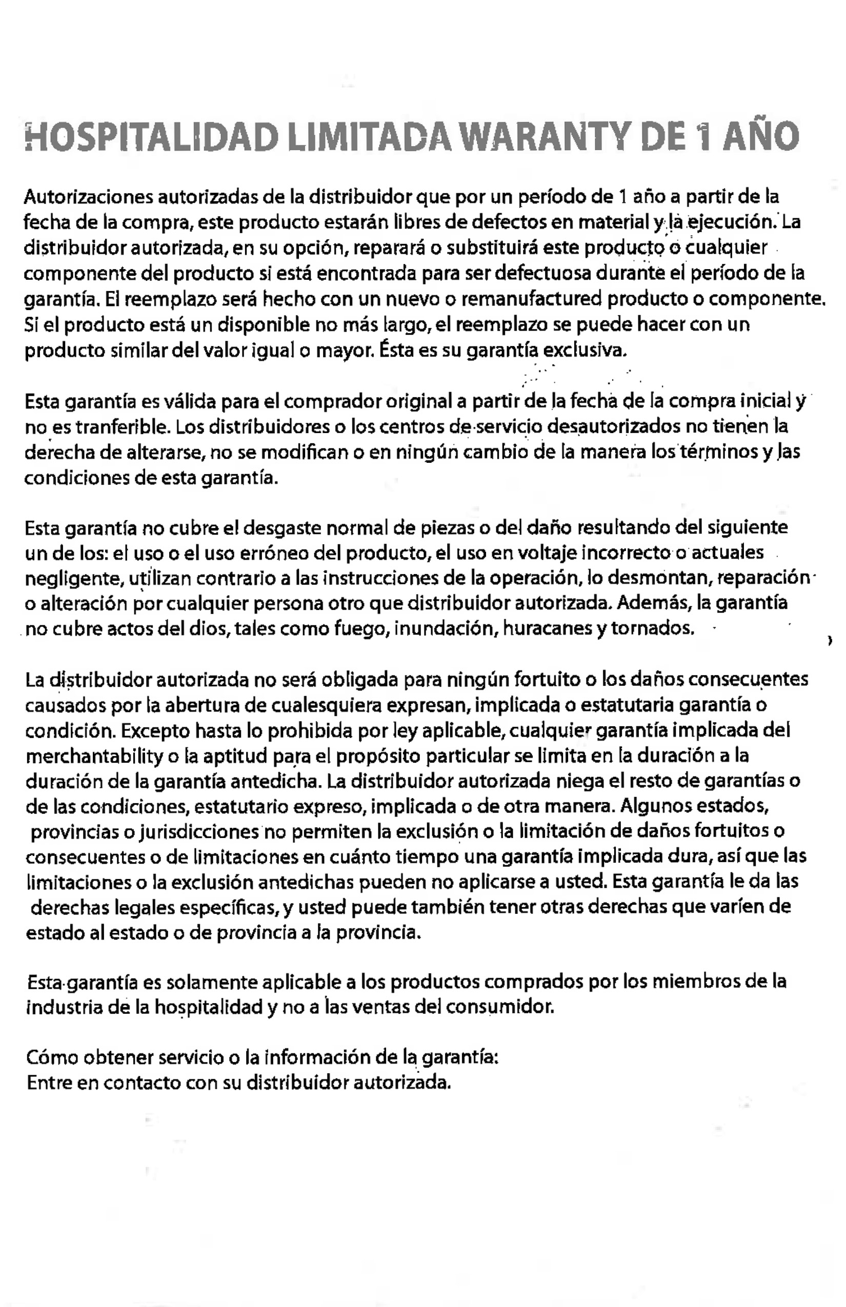 Garantía